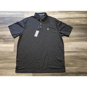 Polo Ralph Lauren Mens Classic Fit Soft Touch Polo Shirt Black size  L